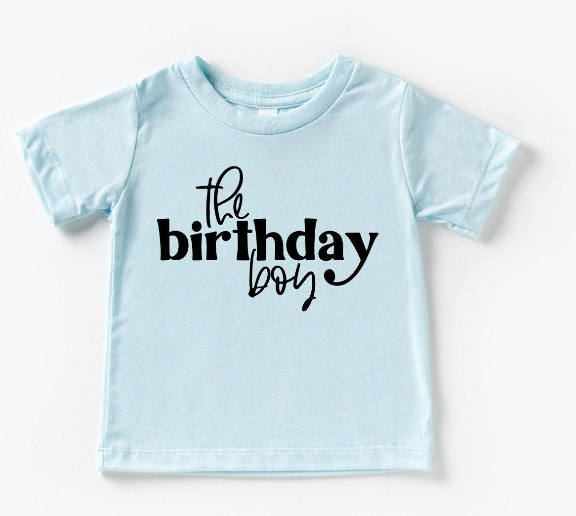 Birthday Boy Shirt: Toddler & Baby Sizes