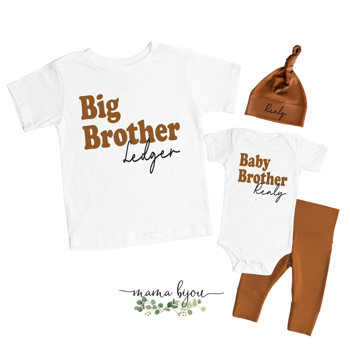 Matching Sibling Shirts: Boho Big Brother, Little Sister Outfit