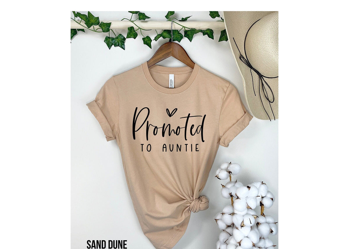 Promoted to Auntie Shirt: Pregnancy Announcement Gift