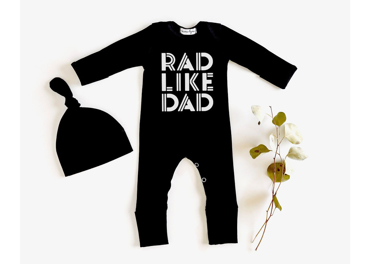 Rad Like Dad Kids Shirt - Perfect Gift for Father's Day or The New Dad! Tee Shirt Available in Baby, Toddler and Youth Sizes
