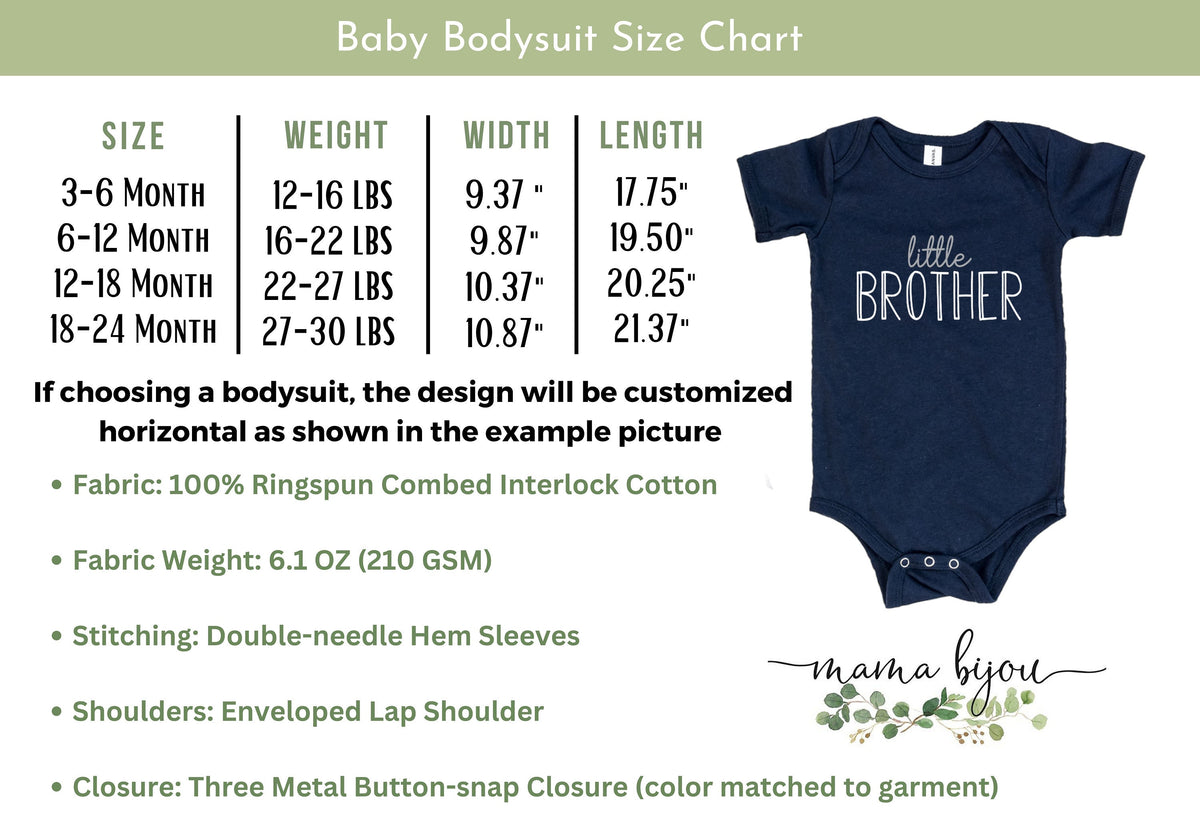 Big Brother Shirt: Navy Sibling Outfit, Baby Announcement