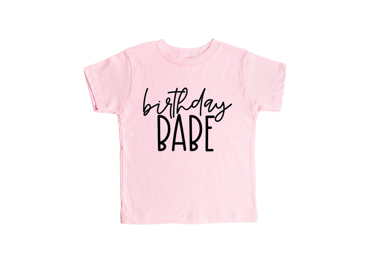 Birthday Babe Shirt: Kids Birthday Party Tee