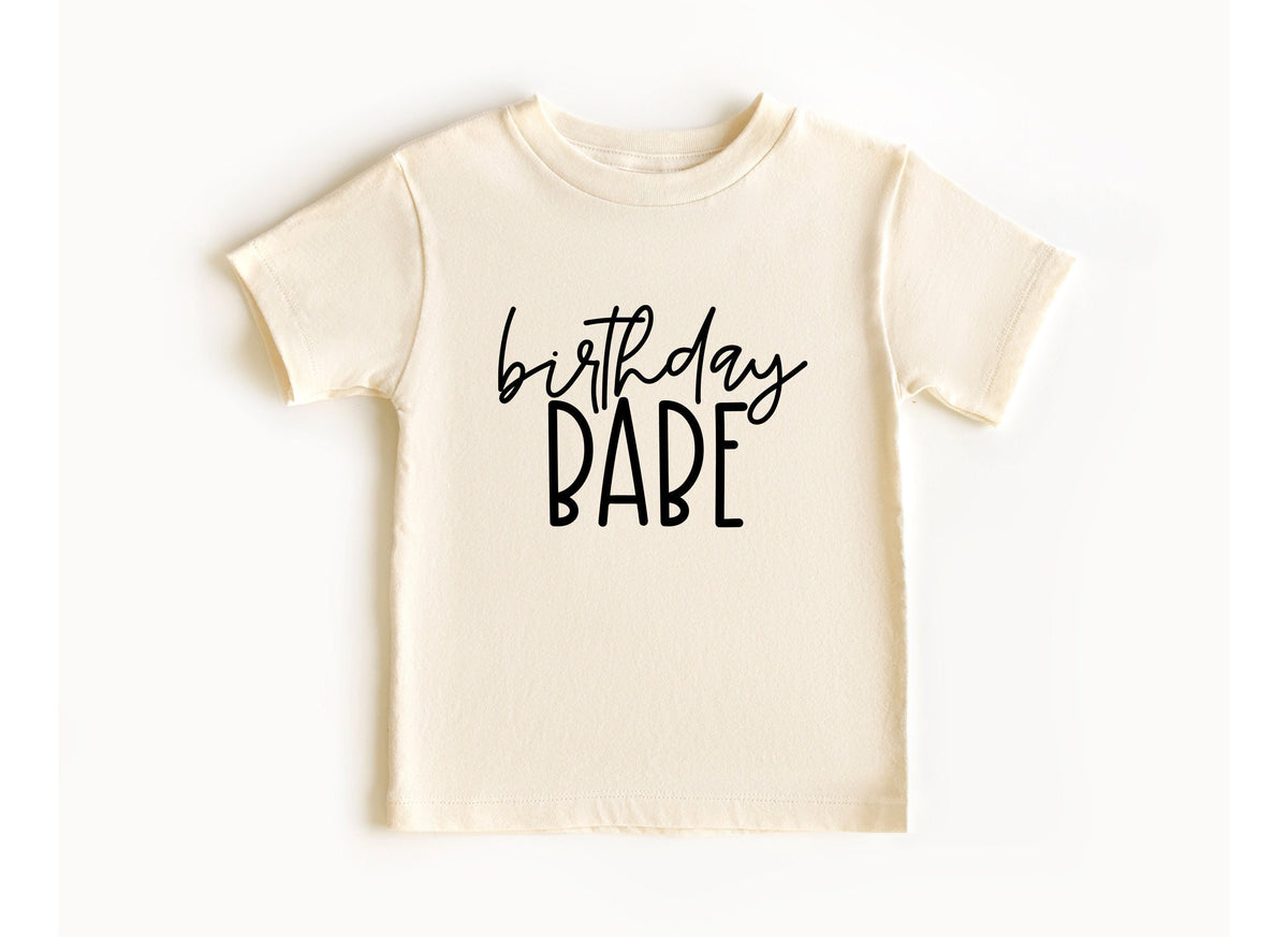 Birthday Babe Shirt: Kids Birthday Party Tee