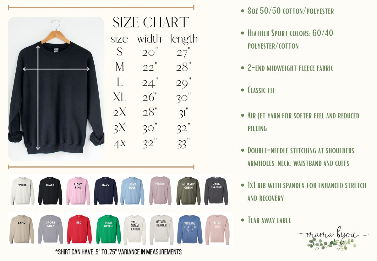 Customizable Mom Sweatshirt: New Mom Gift, Mother's Day Present