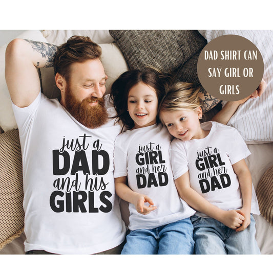Dad and Daughter Matching Shirts, Perfect Gift for Dad or Fathers Day Gift for Dad of Girls - Adult, Youth, Toddler & Baby Sizes