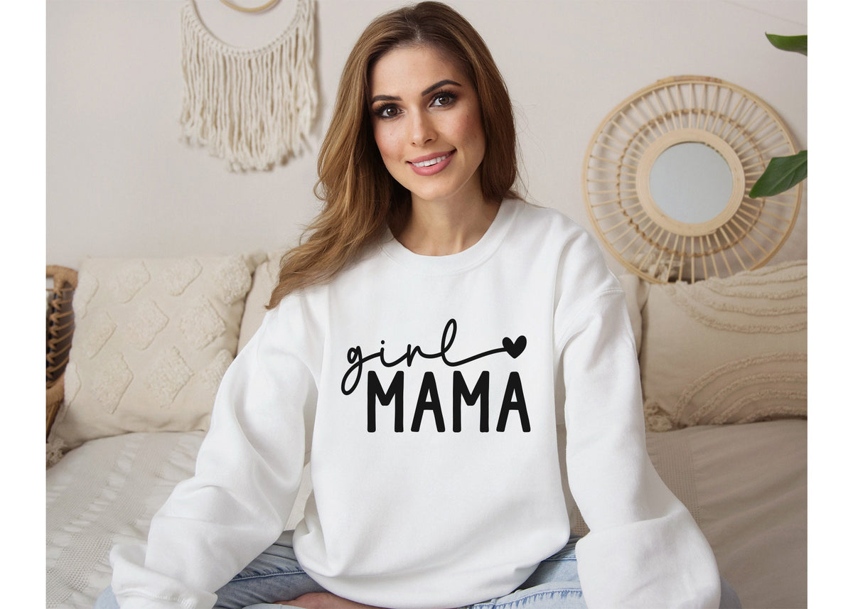 Girl Mama and Mama's Girl Matching Shirts - Mommy and Me Family Shirts - Gift for Mom or Mothers Day Gift - Variety Colors Tee or Sweatshirt