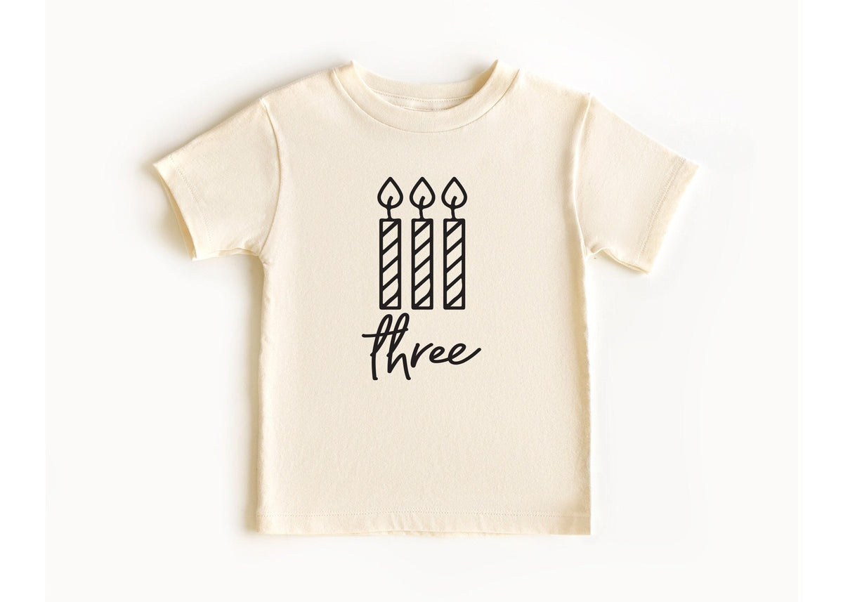 Birthday Candle Shirt: Toddler Birthday Party Outfit