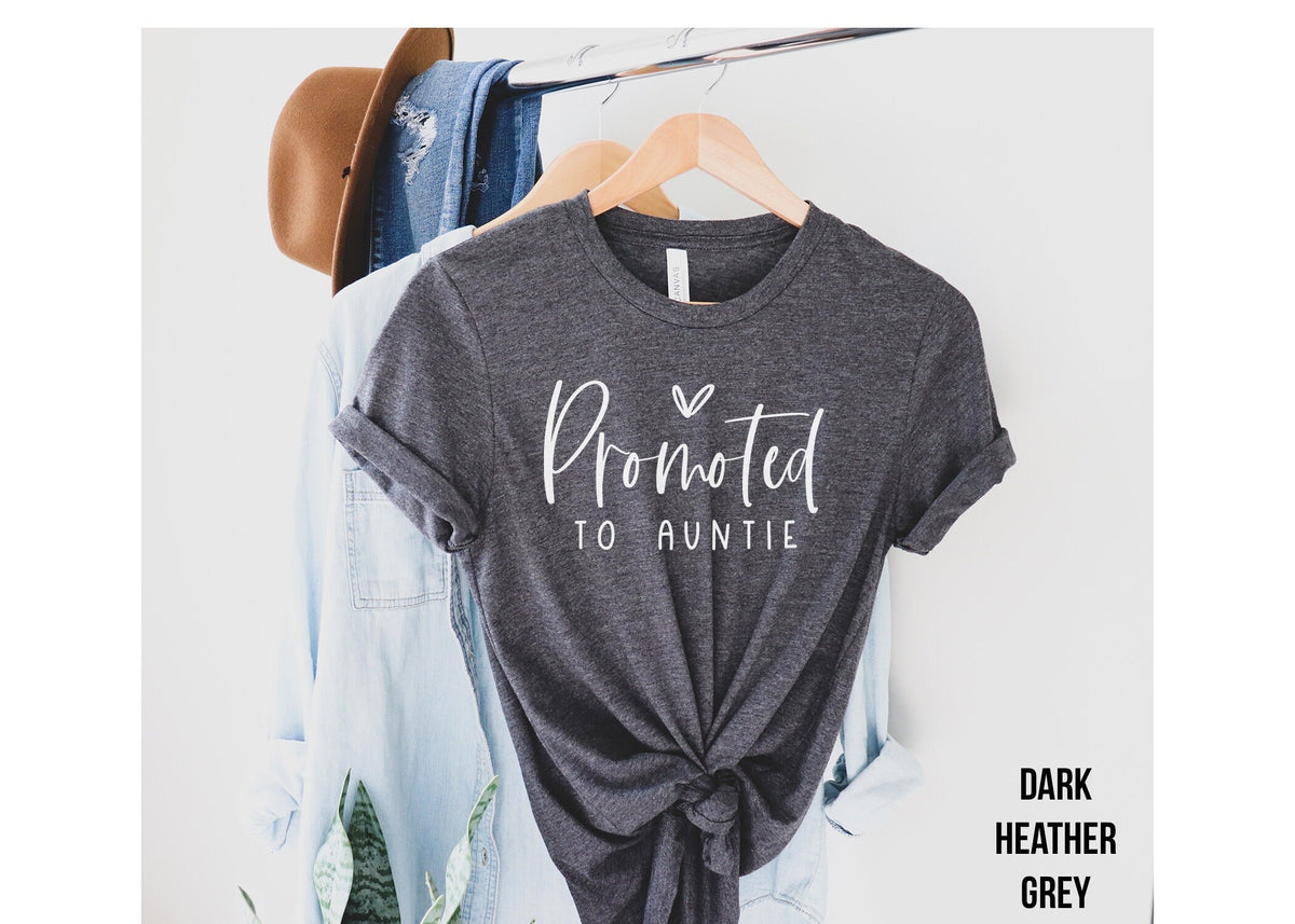 Promoted to Auntie Shirt: Pregnancy Announcement Gift