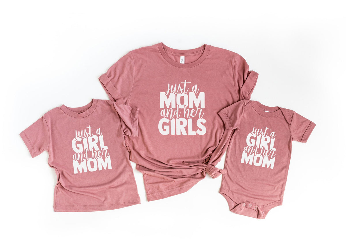 Mom and Daughters Matching Shirts, Perfect Gift for Mom or Mothers Day Gift for Mom of Girls - Adult, Youth, Toddler & Baby Sizes