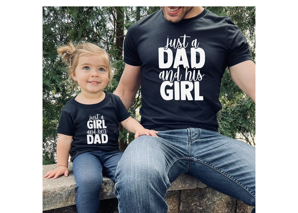 Dad and Daughter Matching Shirts, Perfect Gift for Dad or Fathers Day Gift for Dad of Girls - Adult, Youth, Toddler & Baby Sizes