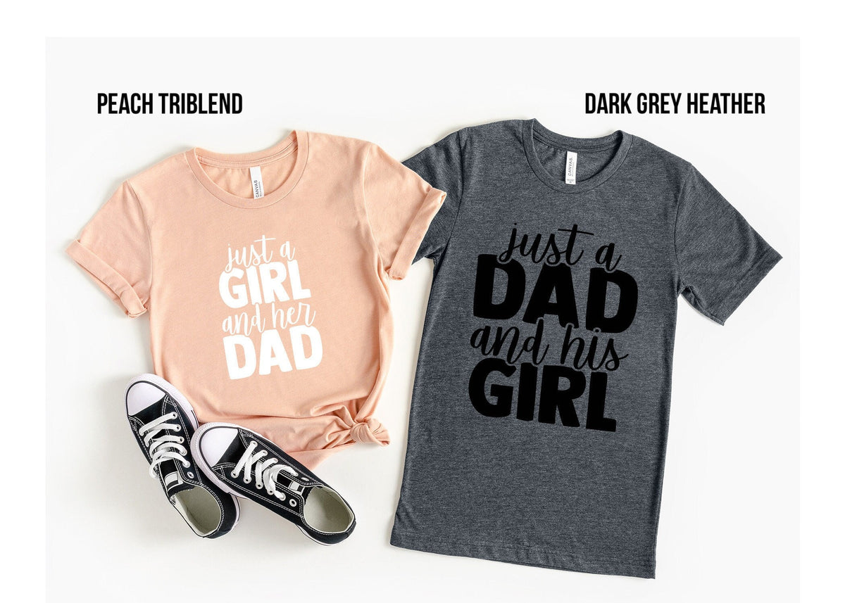 Dad and Daughter Matching Shirts, Perfect Gift for Dad or Fathers Day Gift for Dad of Girls - Adult, Youth, Toddler & Baby Sizes