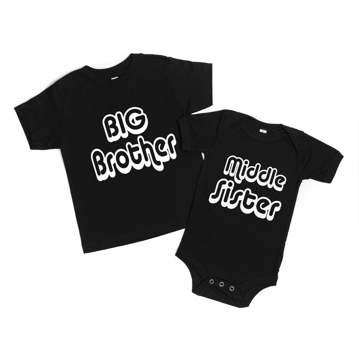 Retro Matching Family Shirts: Sibling, Mom & Dad Tees
