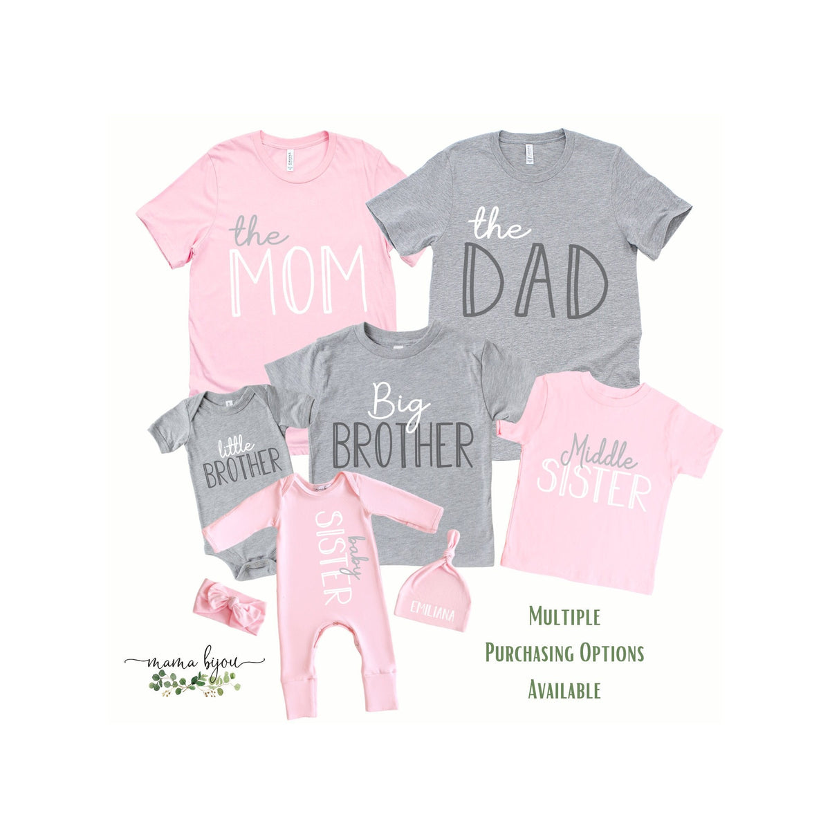 Sibling Shirts: Big Sister, Little Sister, Newborn Outfit