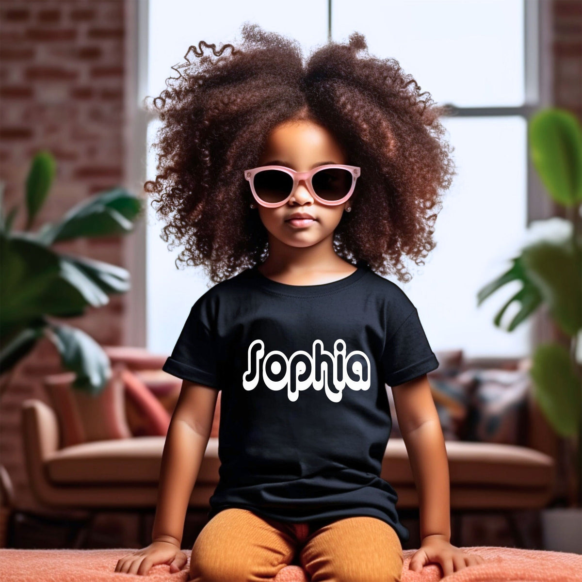 Retro Personalized Shirt: Custom Name Tee for Baby, Toddler, Youth