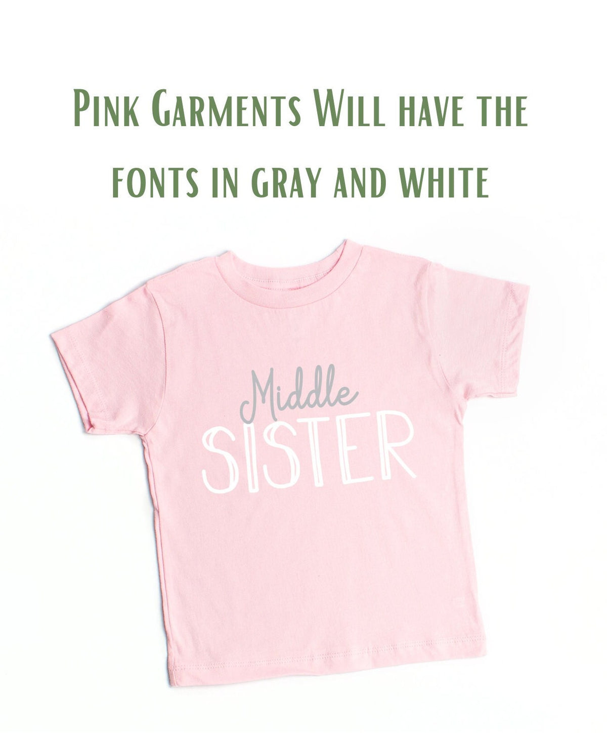 Big Sister Shirt & Little Sister Romper: Matching Sibling Outfit