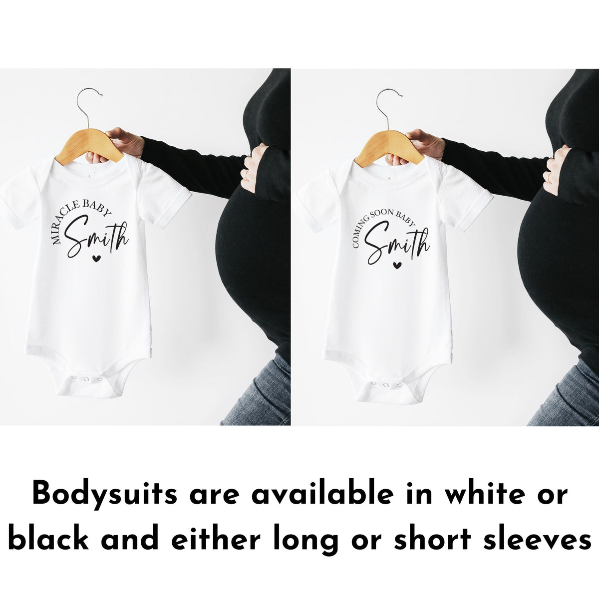 Pregnancy Announcement Sweatshirt: Personalized Mama or Daddy in the Making