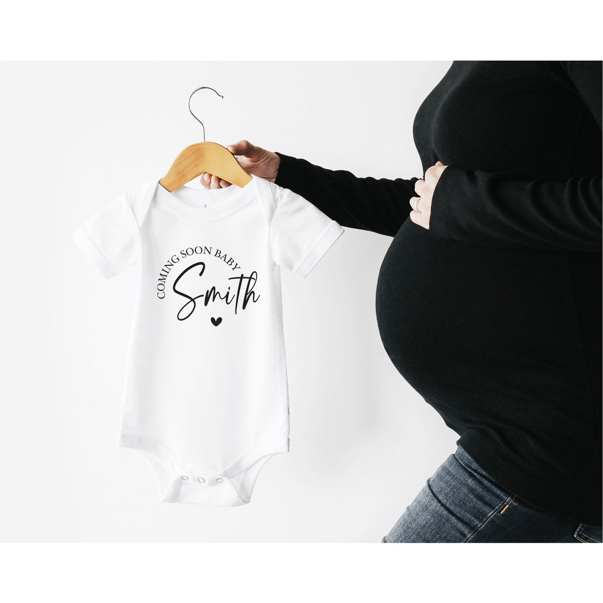 Personalized Baby Announcement Outfit: Gender Neutral Coming Home Set