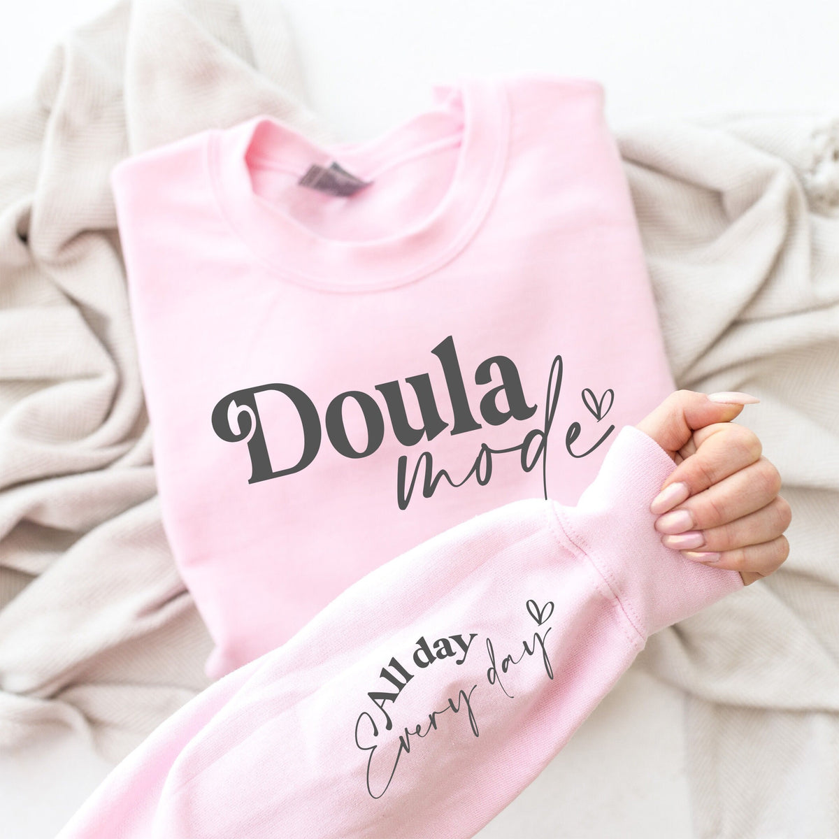 Doula Mode Sweatshirt: Cozy Midwife Gift