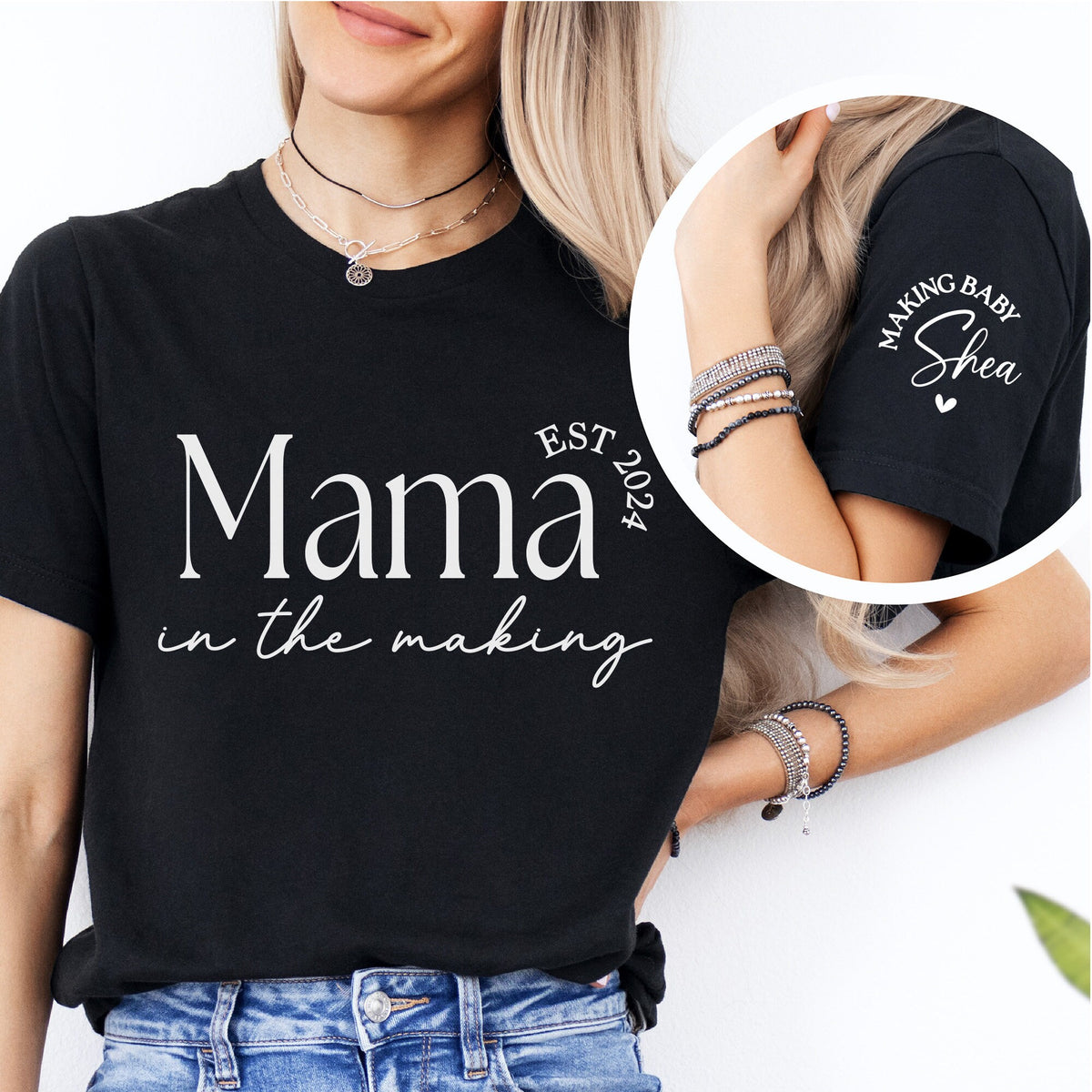 Personalized Mama or Daddy Established Shirt: Pregnancy Announcement Gift