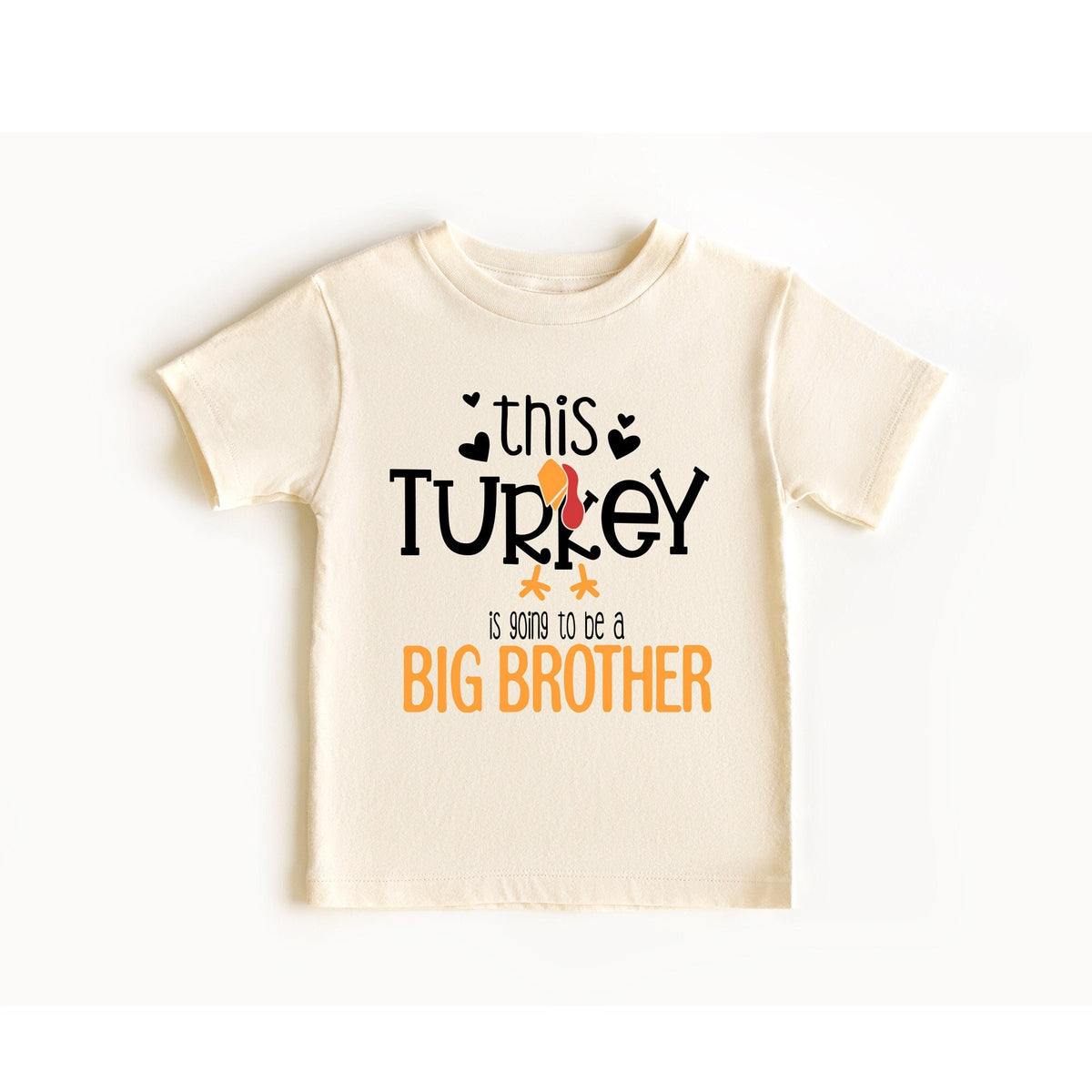 Thanksgiving Big Brother Shirt: Fall Turkey Tee