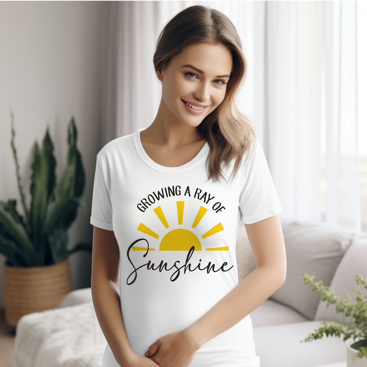 Ray of Sunshine Pregnancy Shirt: Expecting Mom Gift, Baby Shower Tee