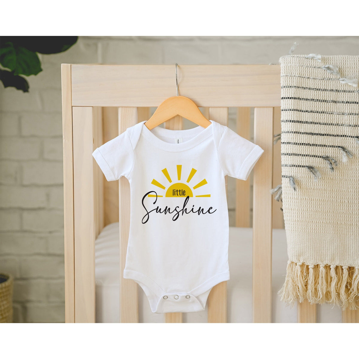 Little Sunshine Baby Shirt - Perfect Gender Neutral Sun Baby Shower Gift or Birthday Party Shirt