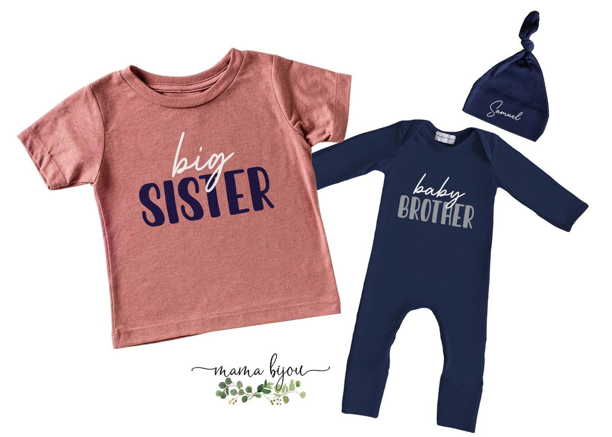 Sibling Shirts: Big, Little, Baby Brother/Sister Matching Set