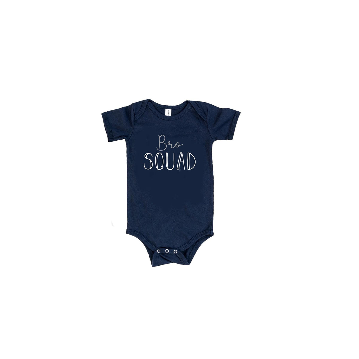 Bro Squad Matching Navy Shirts: Sibling Set, New Baby Brother Gift