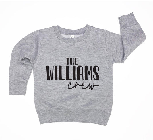 Personalized Matching Family Shirts for Mom, Dad, Sister, Brother, or Baby - Sibling Shirts or Sweatshirts - Assorted Colors & Sizes