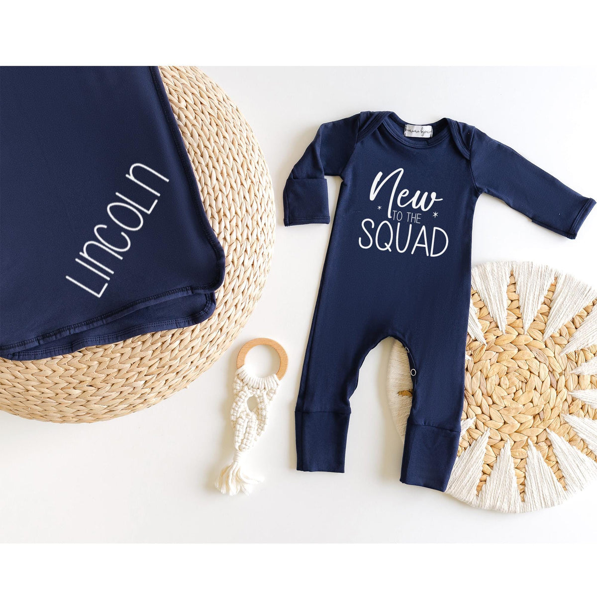 Brother Squad Shirt | Sibling Squad Tee | Matching Family Shirts Brother, Sister, Mom & Dad New to the Squad Newborn Baby Coming Home Outfit