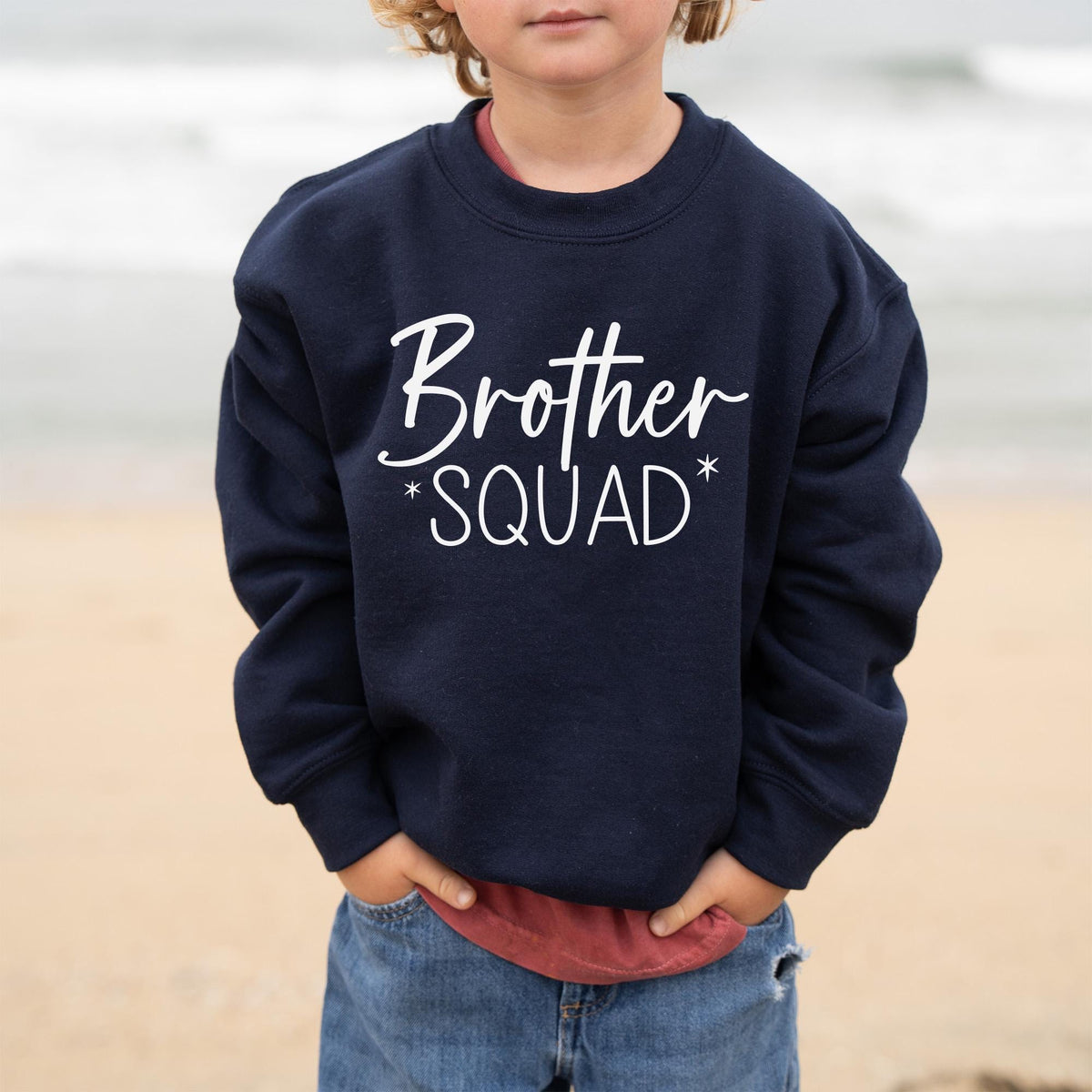 Brother Squad Shirt | Sibling Squad Tee | Matching Family Shirts Brother, Sister, Mom & Dad New to the Squad Newborn Baby Coming Home Outfit