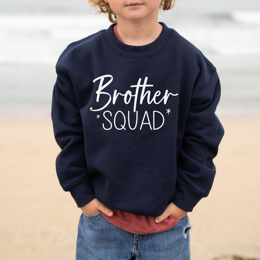 Brother Squad Shirt | Sibling Squad Tee | Matching Family Shirts Brother, Sister, Mom & Dad New to the Squad Newborn Baby Coming Home Outfit