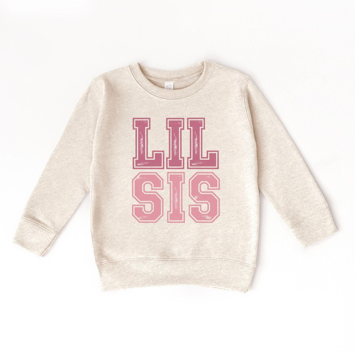Big Sister Little Sister Shirt | Retro Distressed Pink | Sibling Announcement Tee| Big Bro Lil Bro Family Baby Toddler Youth Sizes