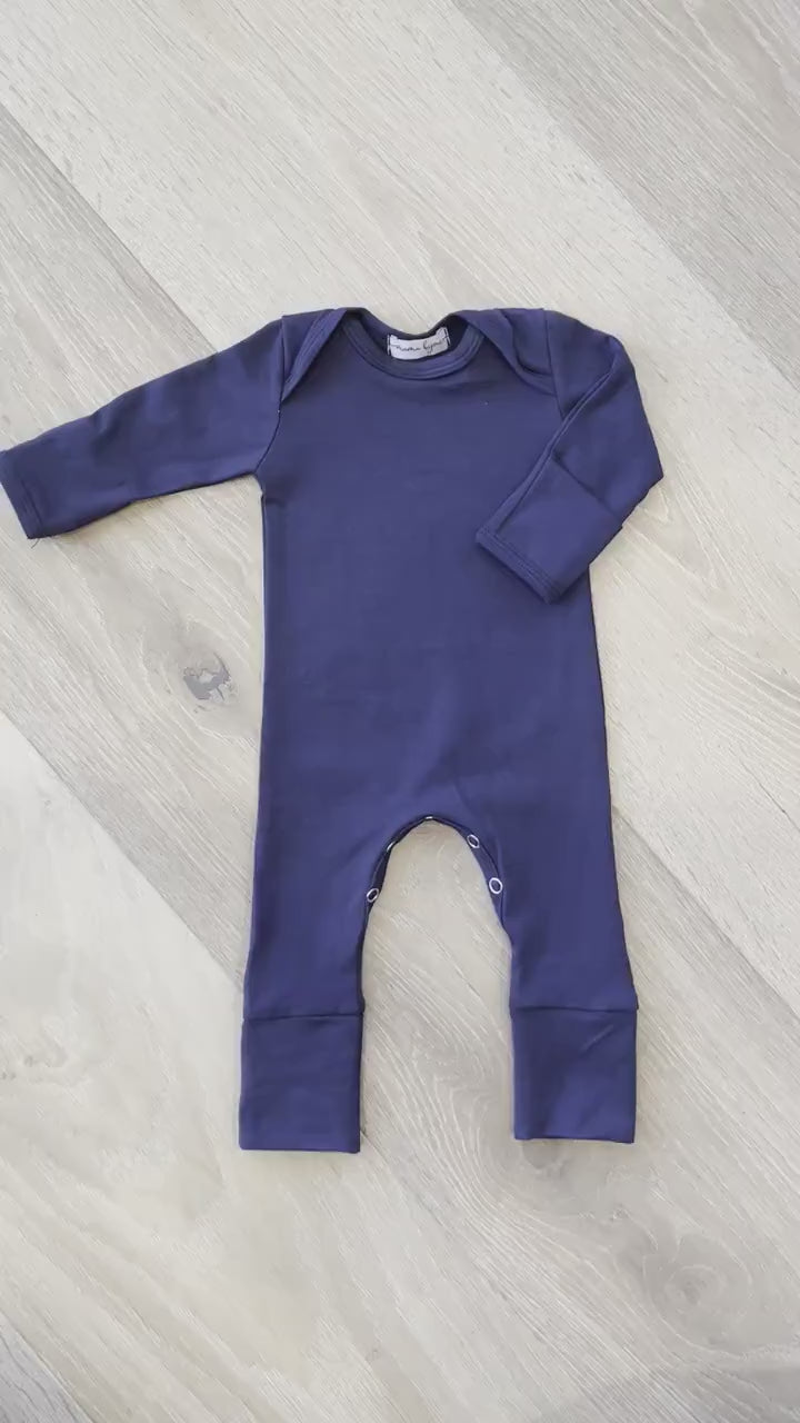 Personalized Baby Coming Home Outfit: Cotton Romper, Hat, Blanket