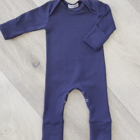 Personalized Newborn Romper: Rust Cotton Take Home Outfit